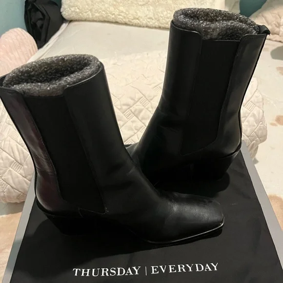 Black Leather Thursday Boots Company Soho - Picture 3 of 15